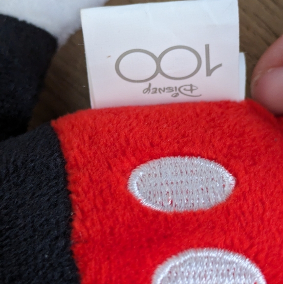 Disney Mickey Mouse Plush Stuffed Pet Chew Toy Fetch For Pets Disney100 - Picture 4 of 4